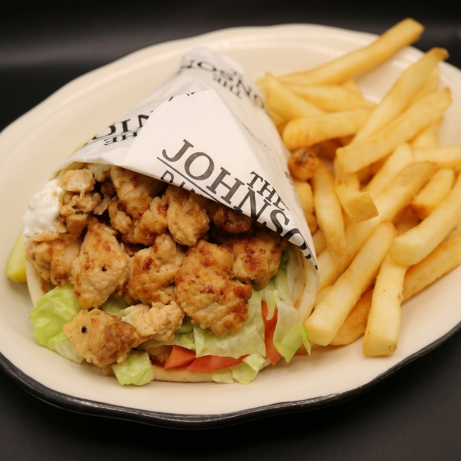 Chopped Chicken Gyro.