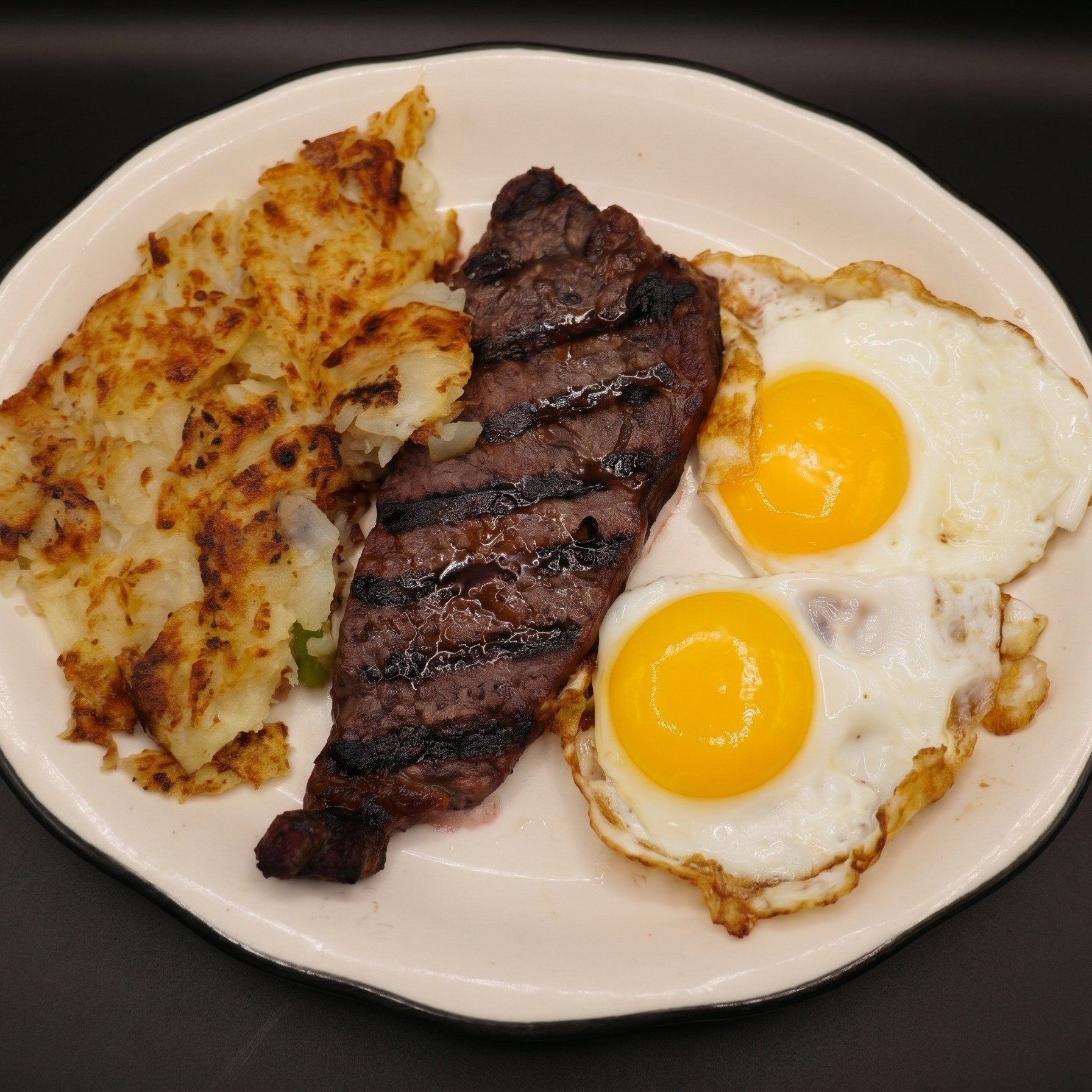 Steak & Eggs.